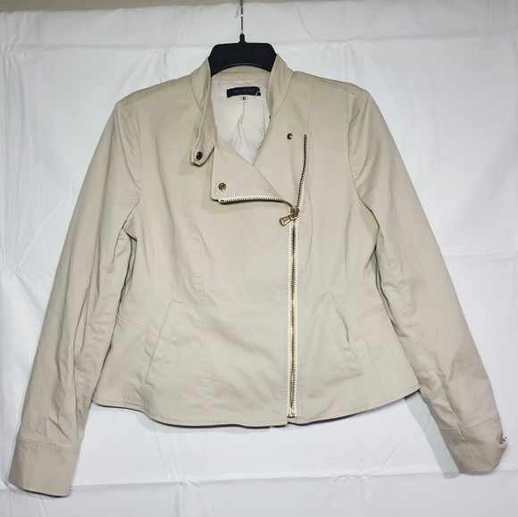 Sample Jacket 8 moto Ann Taylor marked "sample" READ - Picture 4 of 10
